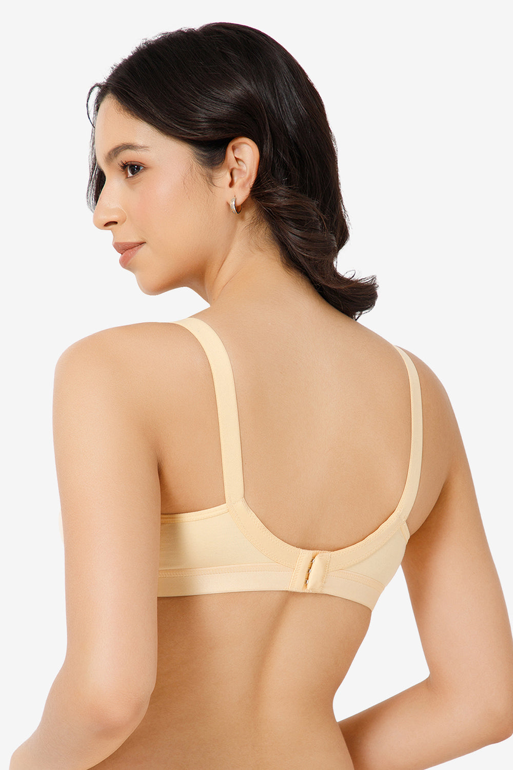 High Coverage Broad Strap Non-Wired Non-Padded All-Rounder Intimacy Everyday T-Shirt Bra - EC05