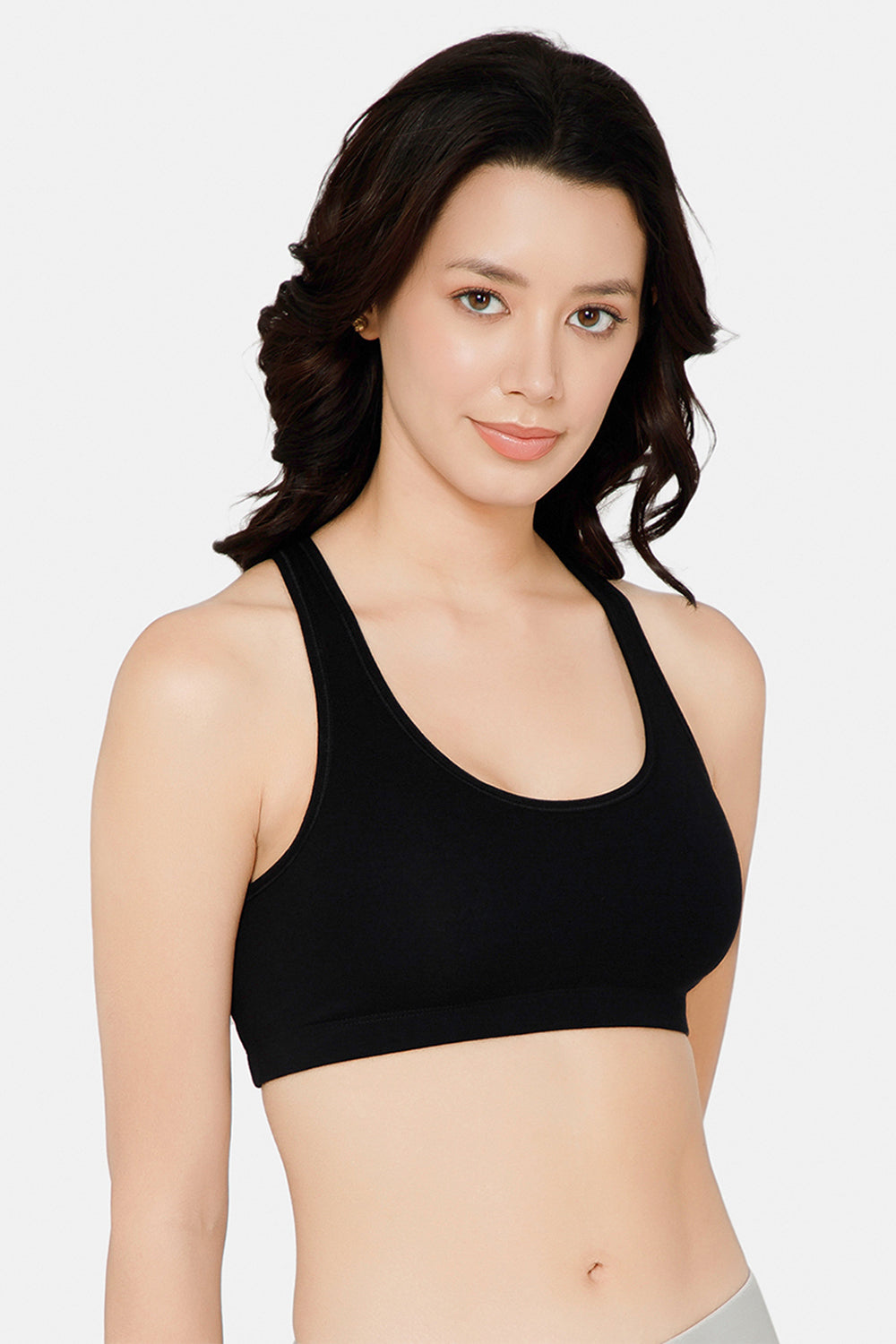 Medium Coverage Non-Padded Non-Wired Intimacy Reversible Active Sports Bra - CA11