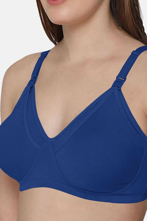 Moisture absorbent Cotton Blend Medium Coverage Non-Padded Intimacy Nursing Bra Other Shades- FB909