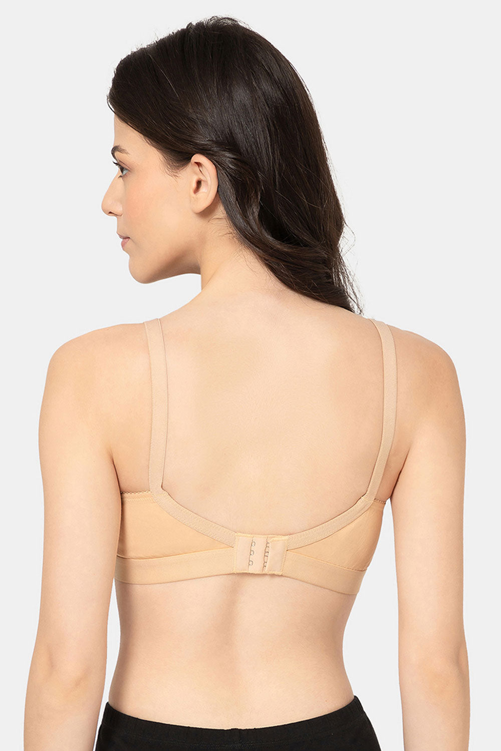 Naidu hall Naidu Hall Cotton Bra for Women Saree – Non-Wired Full Coverage Seamed Bra with Broad Elastic Band  - FRFL