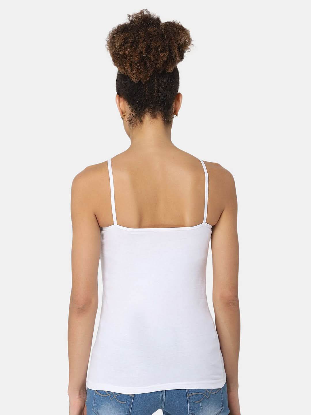 Full Coverage Non-Wired Non-Padded Cotton Intimacy Slip Camisole - Prime Shades - IN08 - Naidu Hall Family Store
