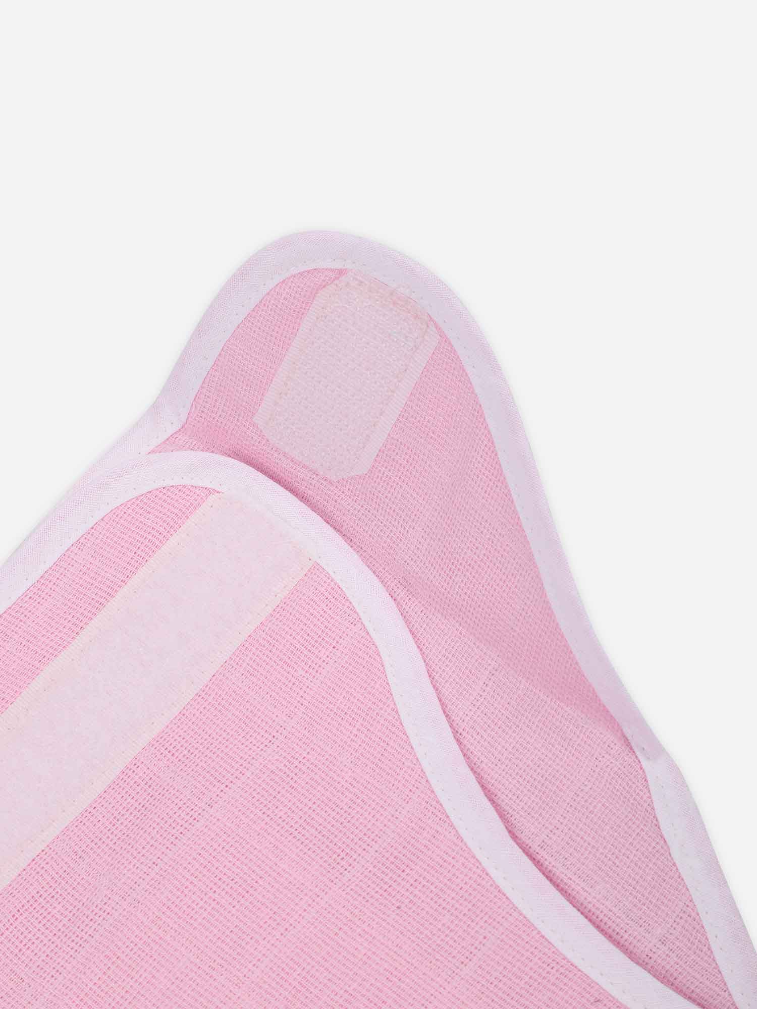 Oh Baby Plain Velcro Nappies Pink - Ltpl