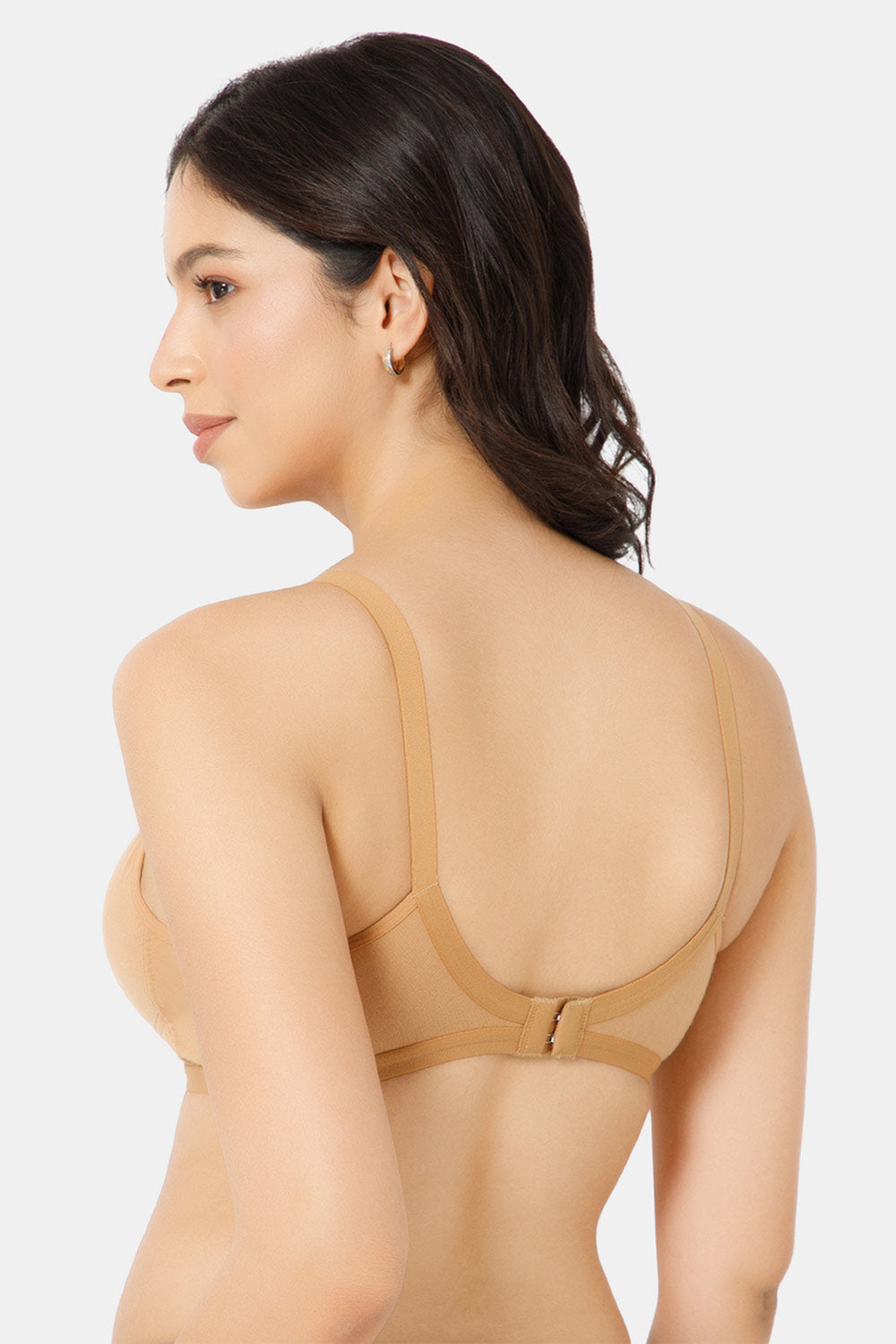 Naidu Hall High Coverage Non-Wired Everyday T-Shirt Bra-Skin