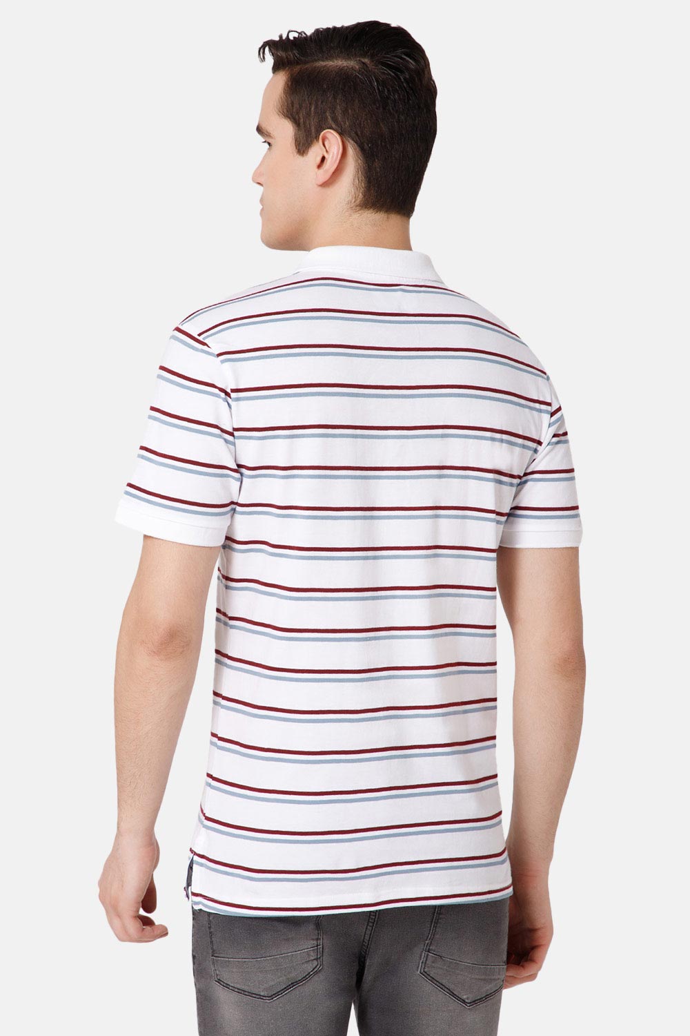 Enhance T-Shirts Men's Polo - White - TS45