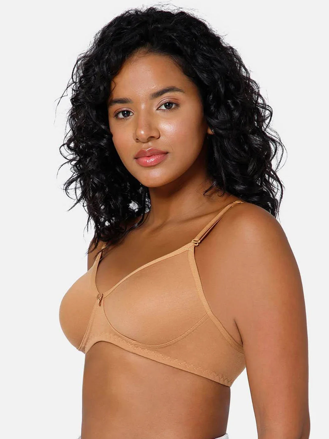 Fashionable Non-Wired Non-Padded Back Closure Intimacy Everyday T-Shirt Bra - Blue Shades - ES06