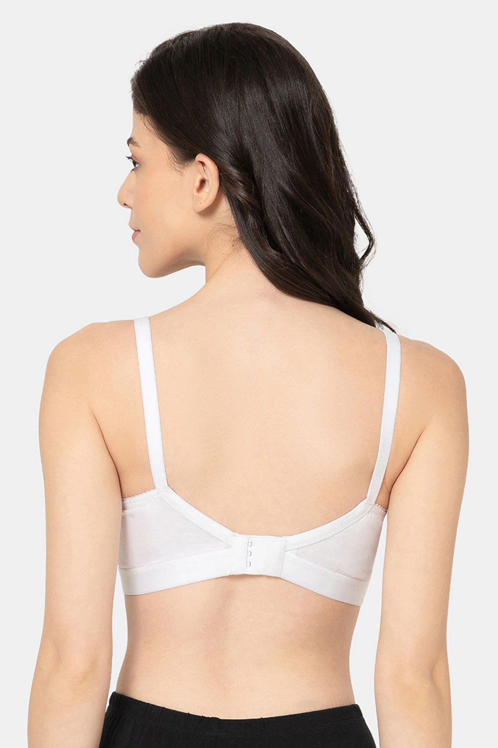 Naidu hall Naidu Hall Cotton Bra for Women Saree – Non-Wired Full Coverage Seamed Bra with Broad Elastic Band  - FRFL