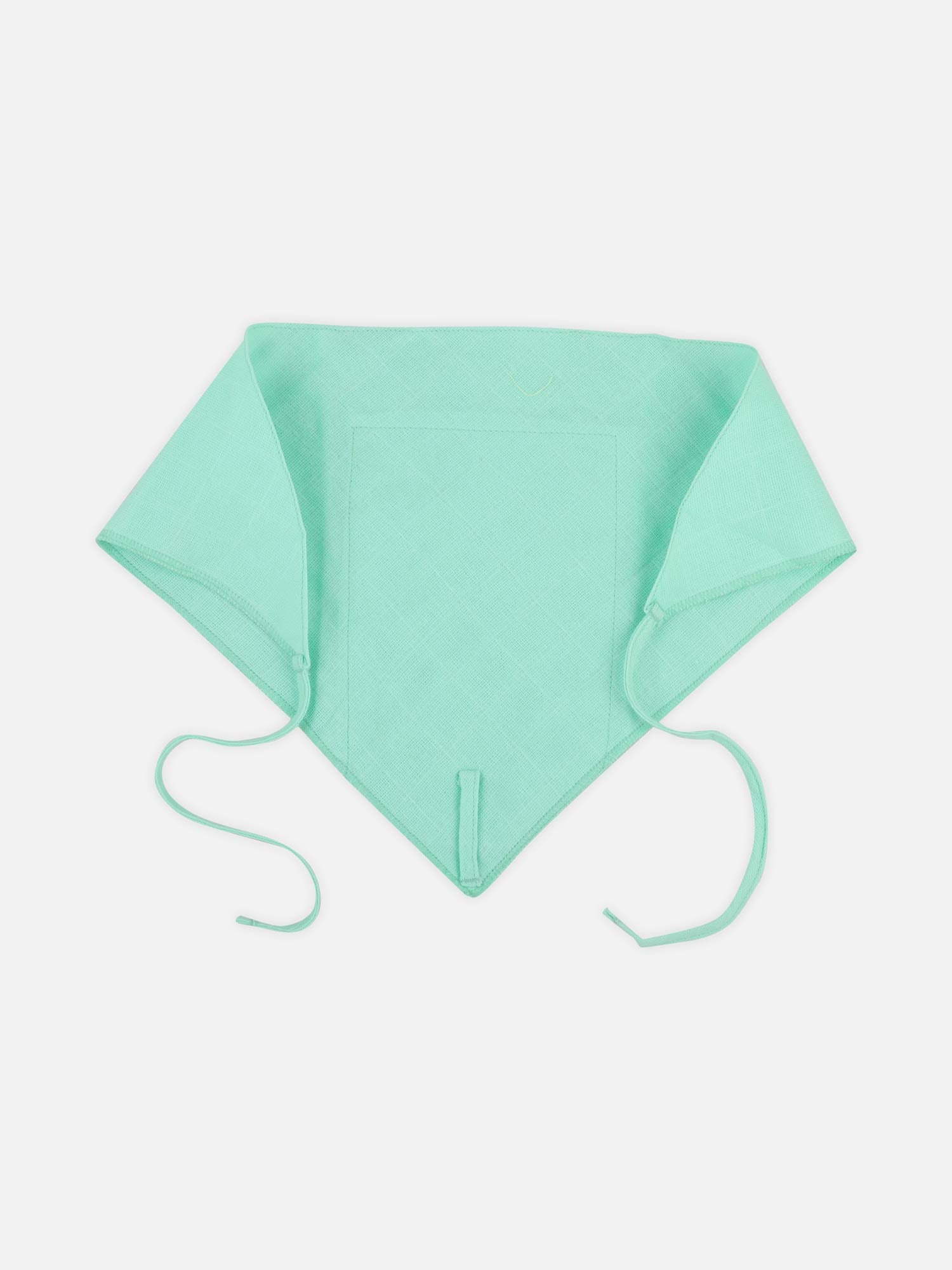 Oh Baby Plain Triangle Nappies Green - Trpl