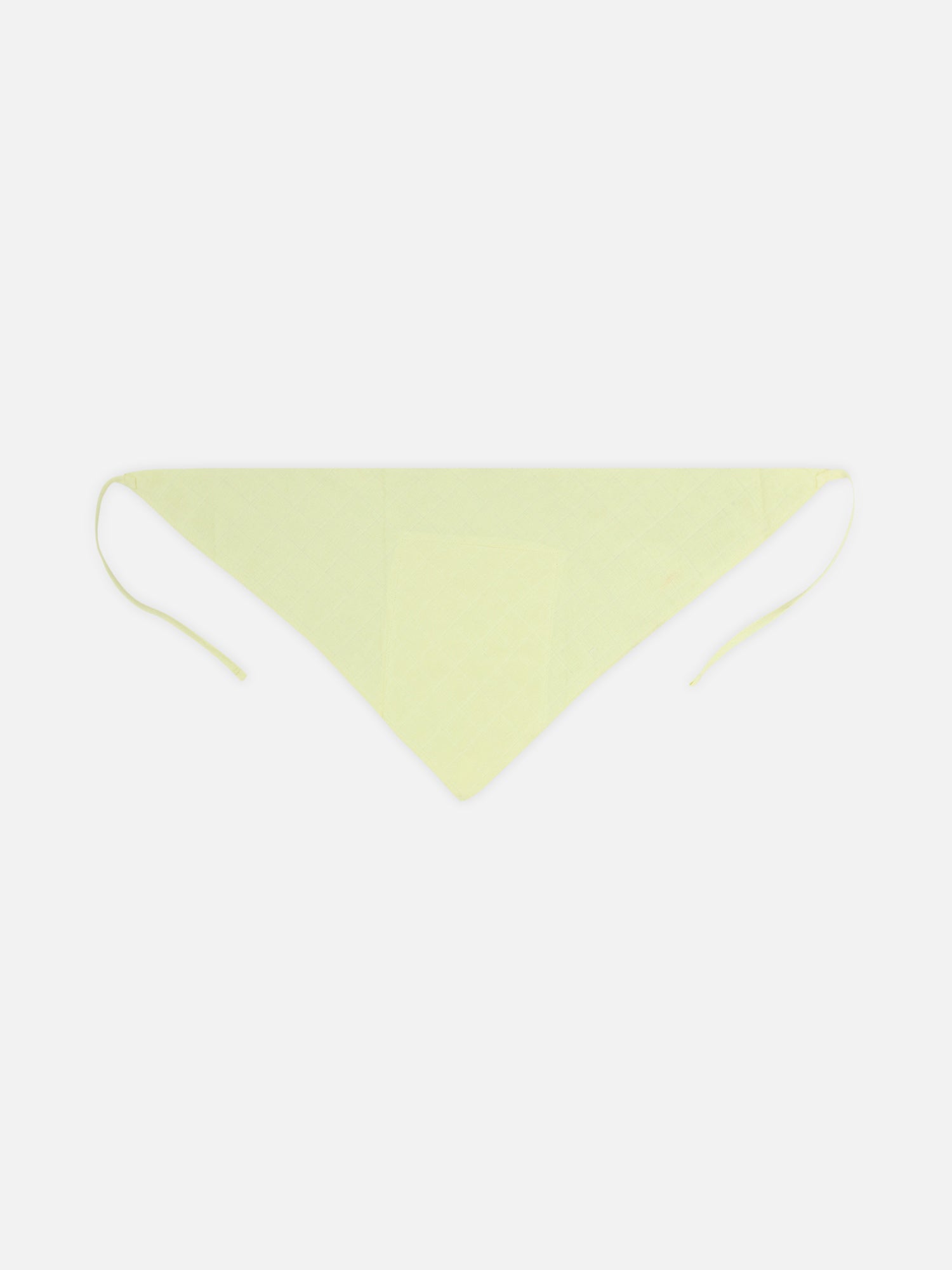Oh Baby Plain Triangle Nappies Yellow - Trpl