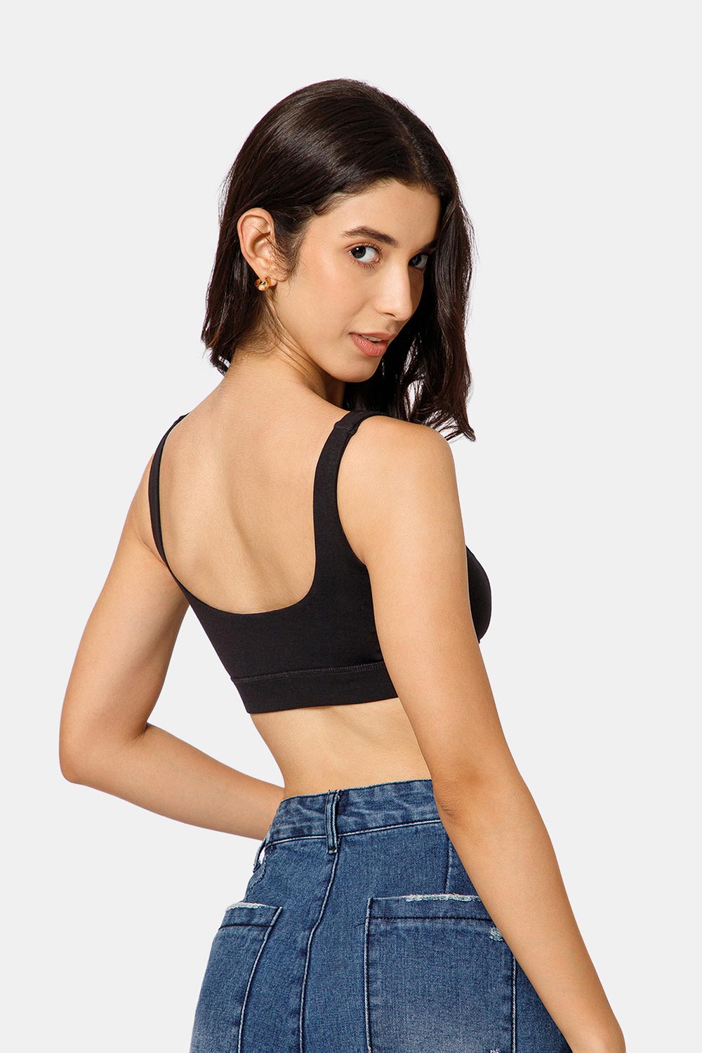 Intimacy Cotton Modal Non-Wired Non-Padded Bralette-GB01