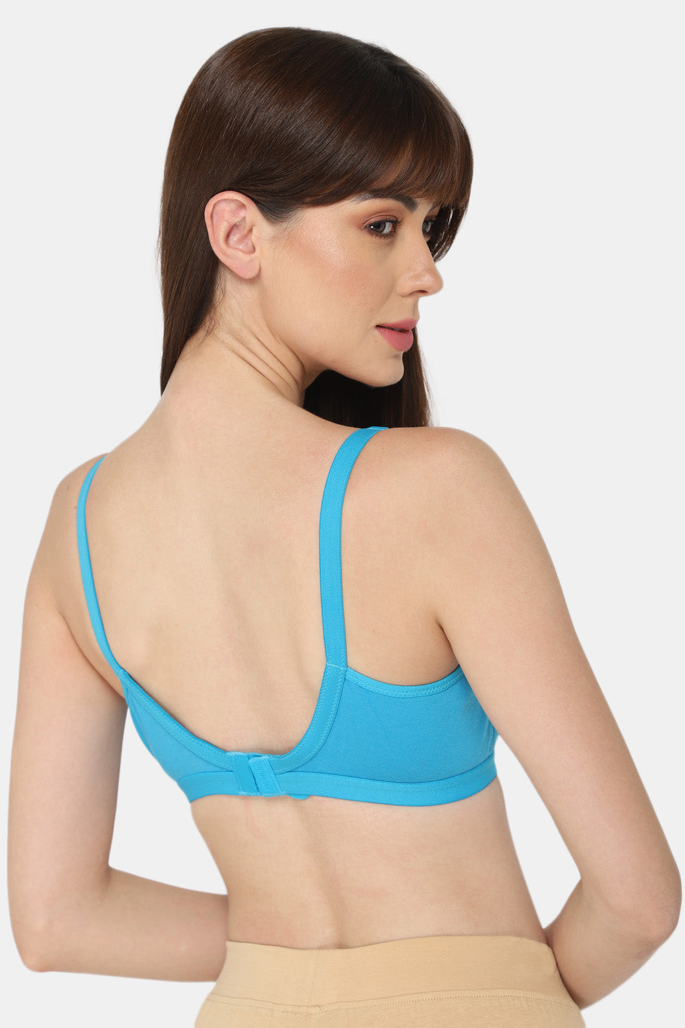 High Coverage Non-Wired Non-Padded Wide & Adjustable Strap Intimacy Saree Bra - INT01