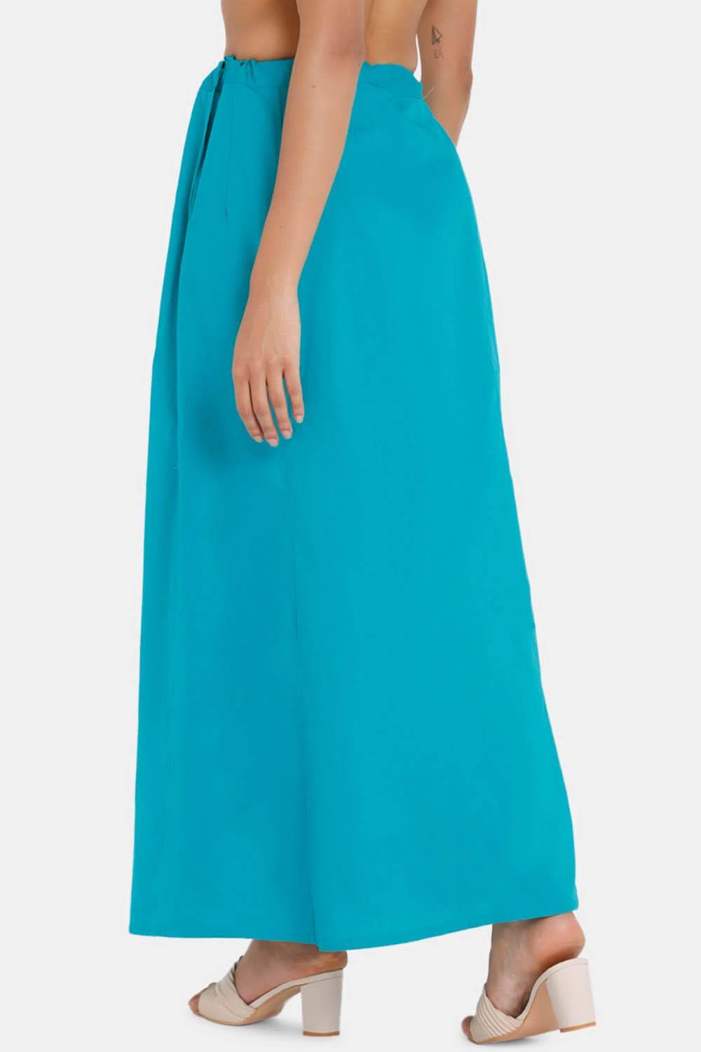 Premium 100% Cotton Saree Inskirt in Popular Colors | Naidu 7-Part Saree Hall Petticoat HC40 - Naidu Hall Family Store