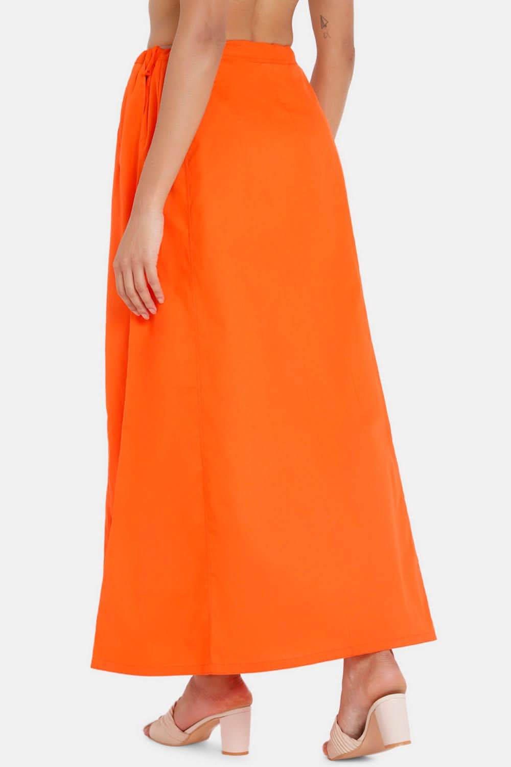 Premium 100% Cotton Saree Inskirt in Popular Colors | Naidu 7-Part Saree Hall Petticoat HC40 - Naidu Hall Family Store