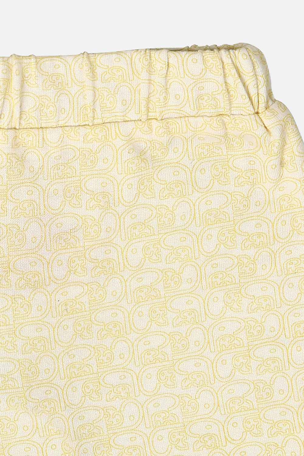 Oh Baby Comfy Shorts Knitted Yellow-Sr14