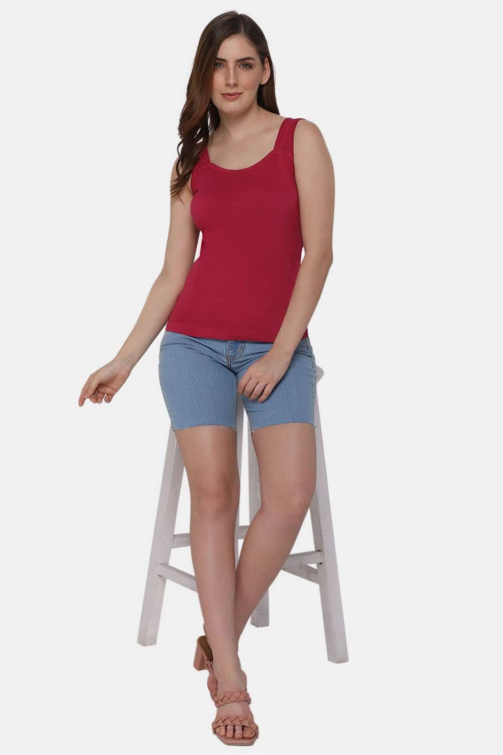 Full Coverage Sweat Absorbent Intimacy Cotton Tanktop - IN07 - Naidu Hall Family Store