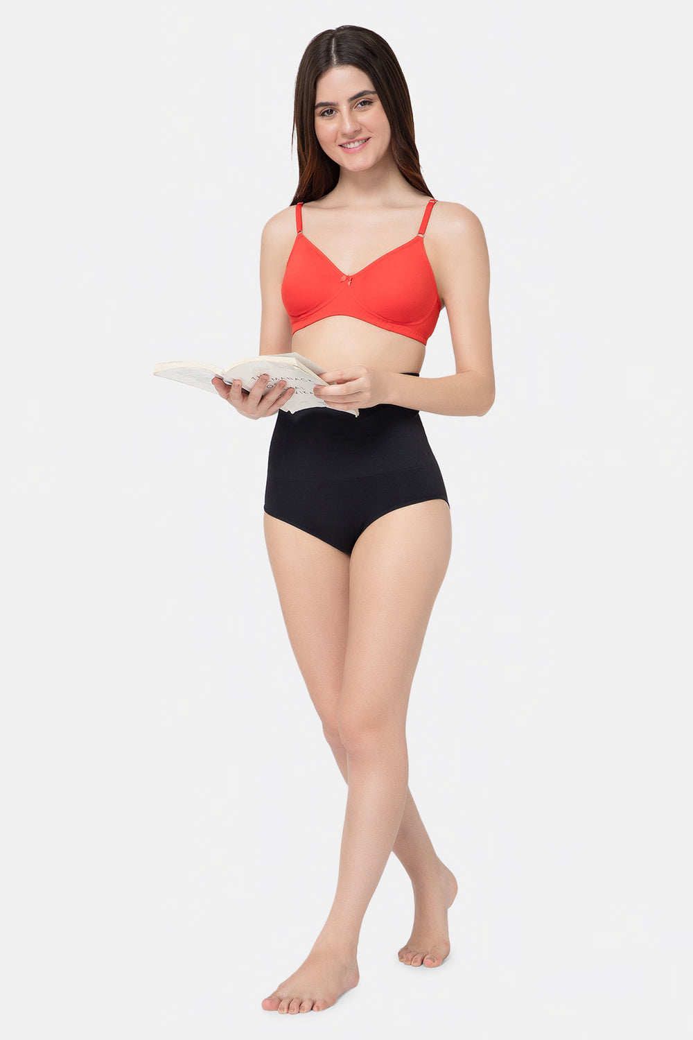 Intimacy High Waist Shaping Panties - Black -ZH02