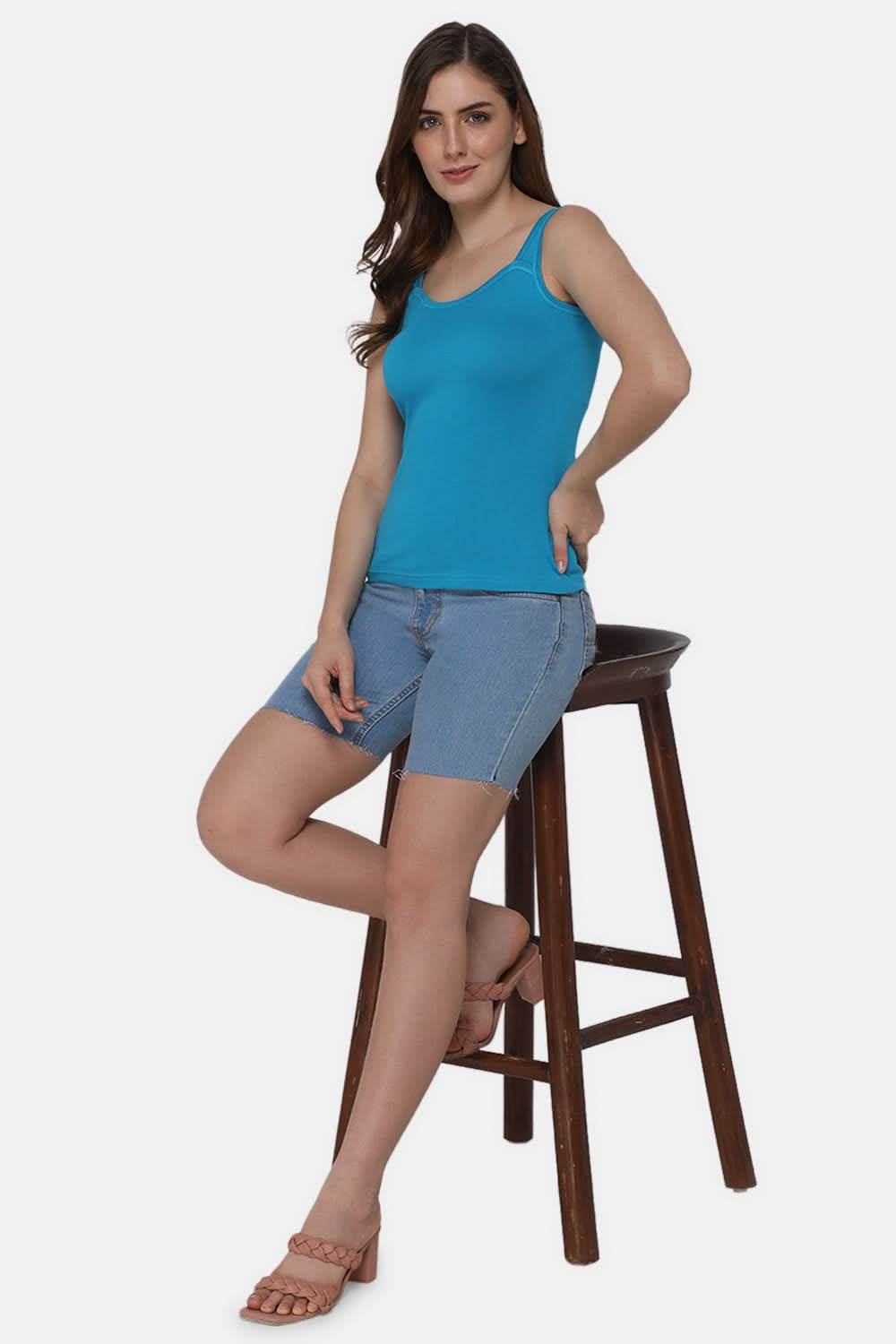 Full Coverage Sweat Absorbent Intimacy Cotton Tanktop - IN07 - Naidu Hall Family Store