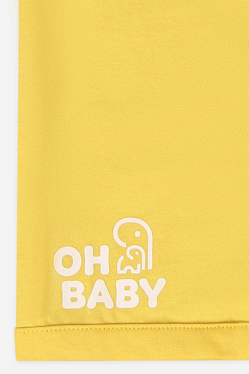 Oh Baby T Shirts Front Open Yellow-Ts11