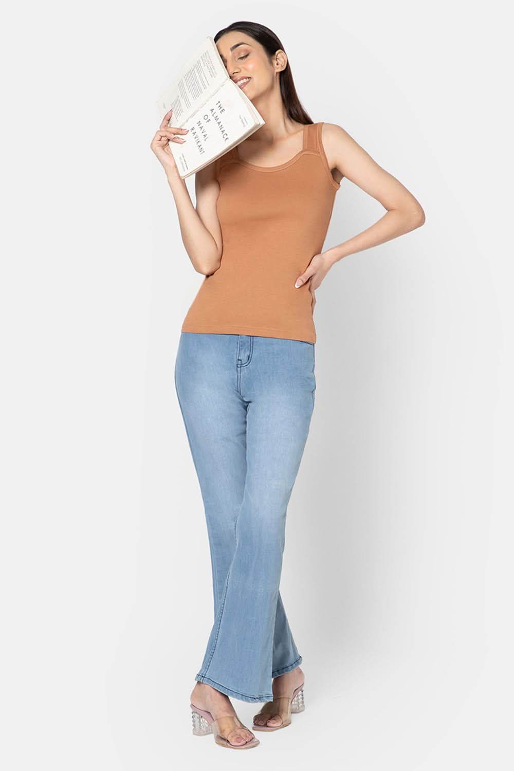 Full Coverage Sweat Absorbent Intimacy Cotton Tanktop - IN07 - Naidu Hall Family Store