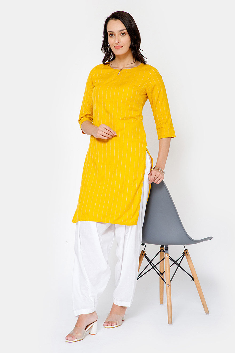 Buy Kota Doria Suits & Kurta Set With Dupatta - Apella