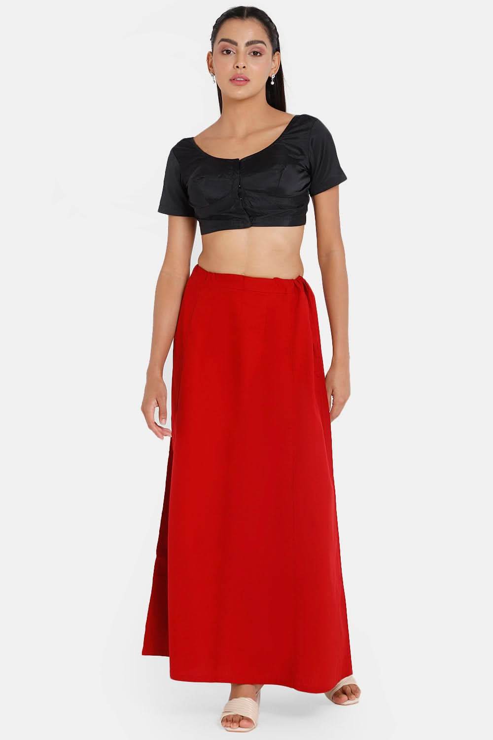Premium 100% Cotton Saree Inskirt in Popular Colors | Naidu 7-Part Saree Hall Petticoat HC40 - Naidu Hall Family Store
