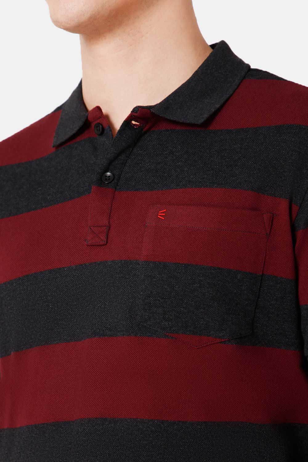 Enhance T-Shirts Men's Polo - Red - TS41