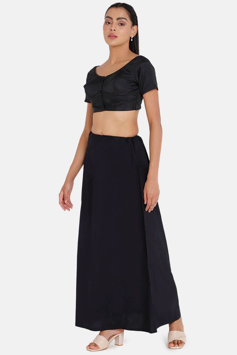 Premium 100% Cotton Saree Inskirt in Popular Colors | Naidu 7-Part Saree Hall Petticoat HC40 - Naidu Hall Family Store