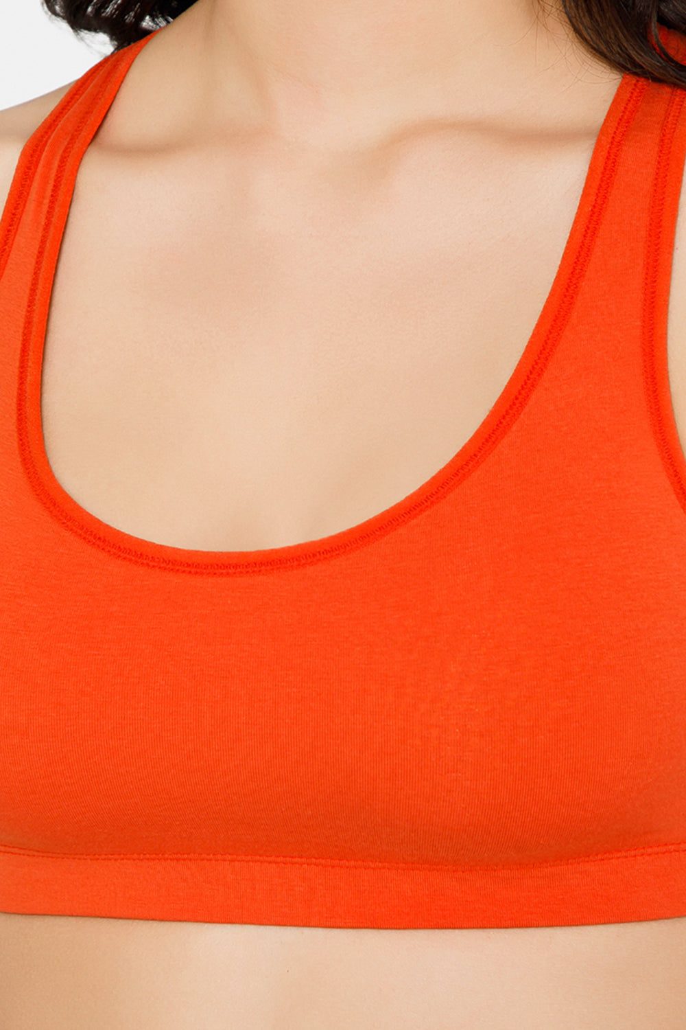 Medium Coverage Non-Padded Non-Wired Intimacy Reversible Active Sports Bra - CA11