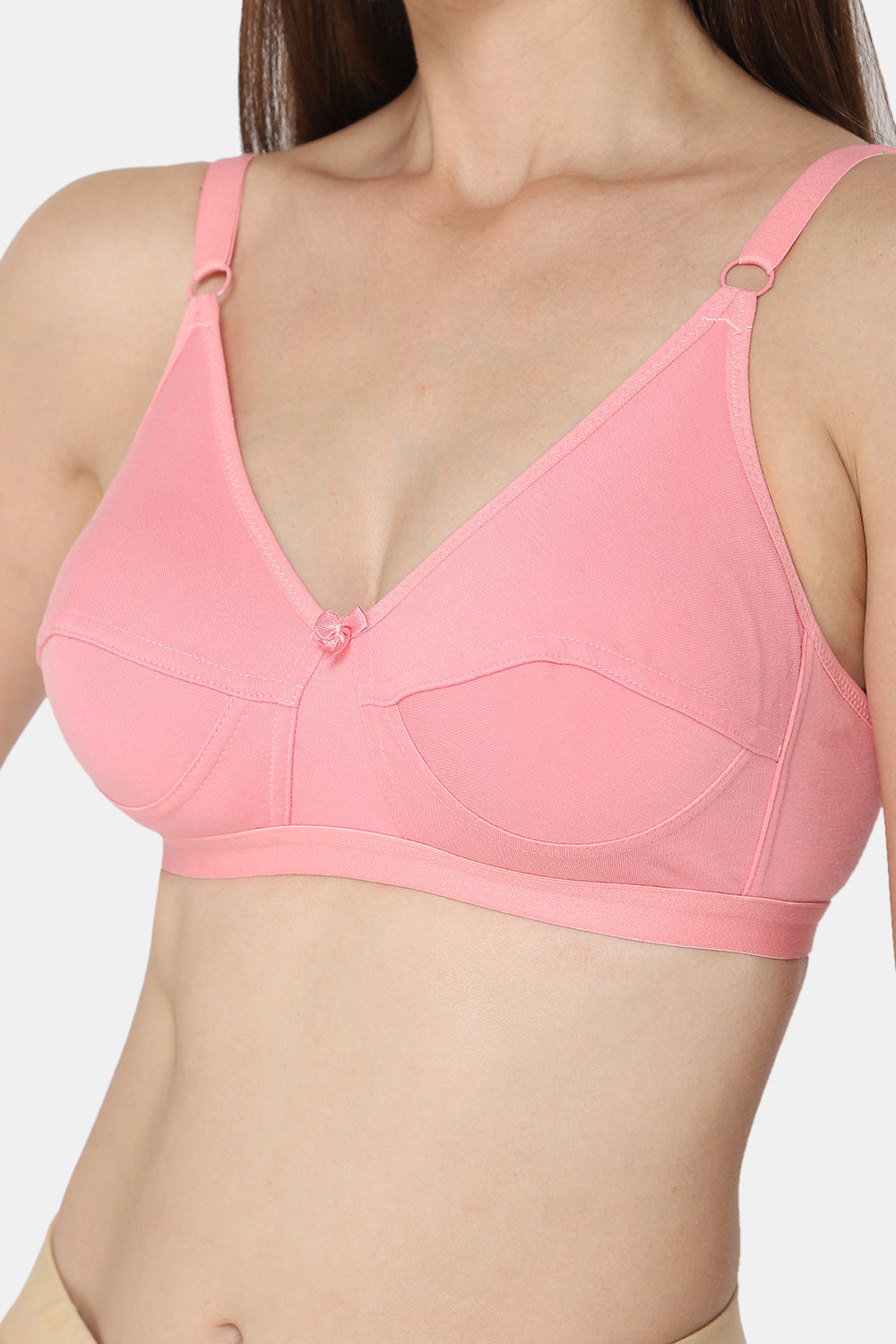 High Coverage Non-Wired Non-Padded Wide & Adjustable Strap Intimacy Saree Bra - INT01