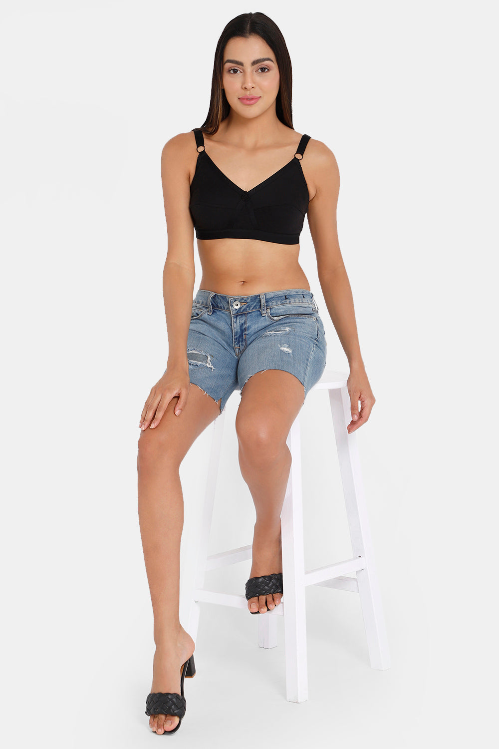 Full Coverage Non-Wired Non-Padded Back Closure Intimacy Brasserie - KRISS KROSS