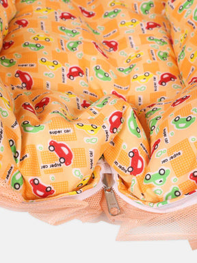 Oh Baby Printed Thuli Bed Orange - Bepr