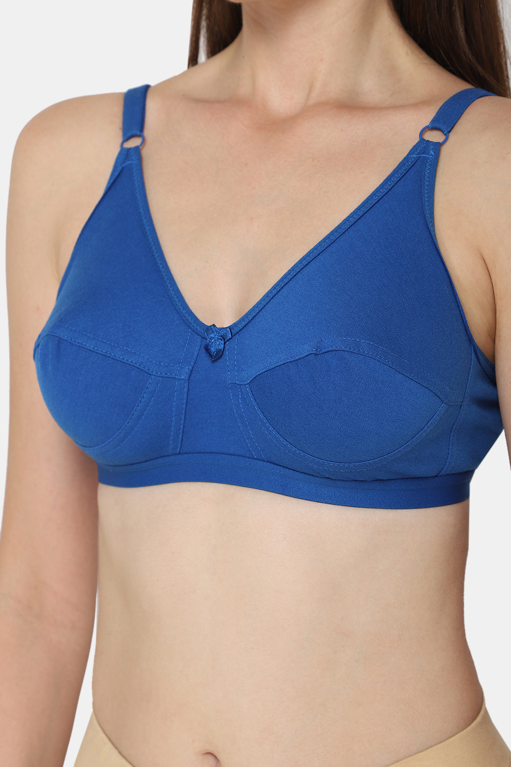 High Coverage Non-Wired Non-Padded Wide & Adjustable Strap Intimacy Saree Bra - INT01