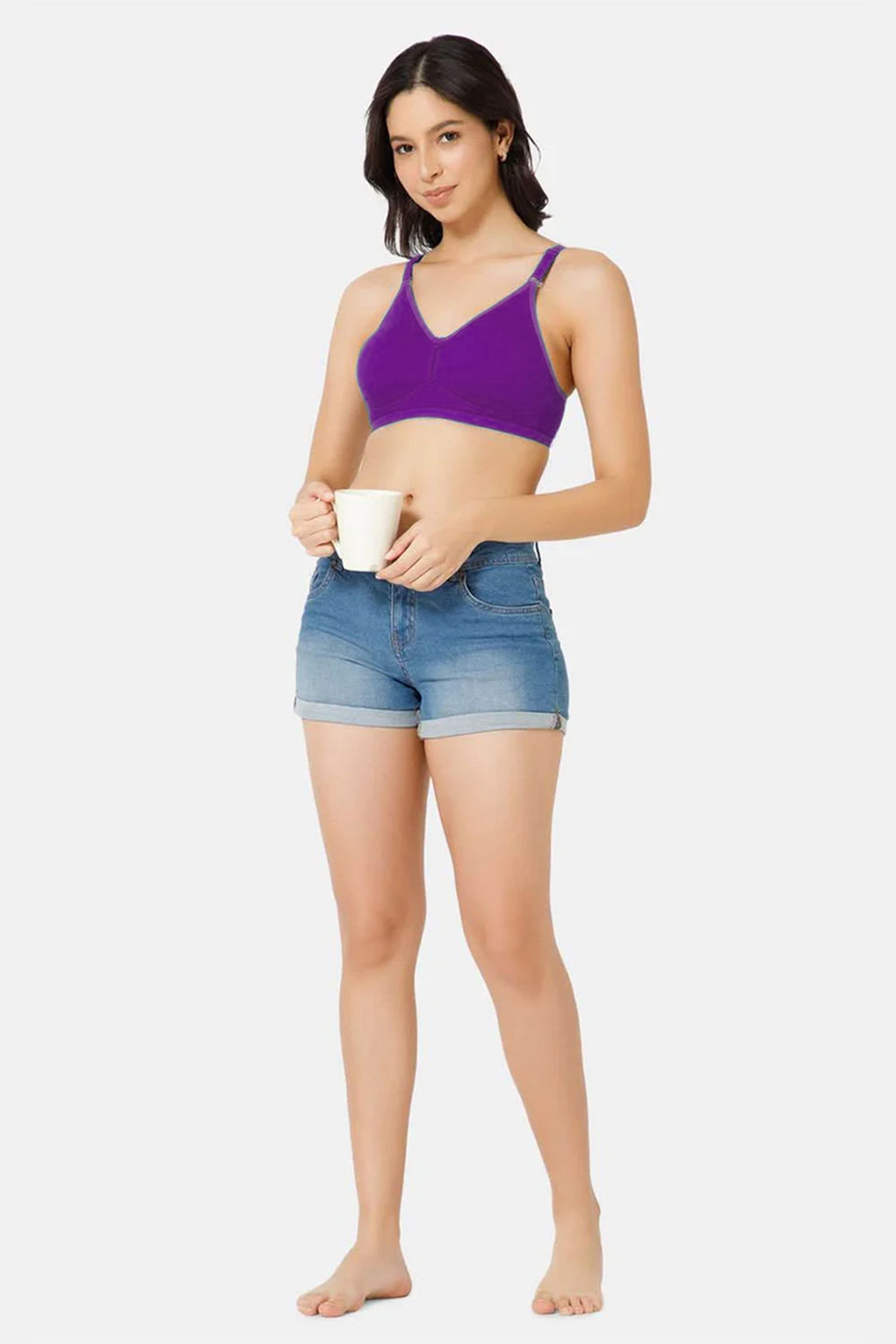 High Coverage Non-Padded Non-Wired Naidu Hall Everyday T-Shirt Bra - Beauti style