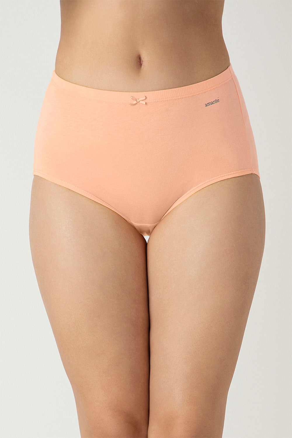 Amante Women's Cotton Bikini Panties Pack of 3 – Low Rise Breathable Soft Stretch Everyday Bikini Briefs - PPK33005
