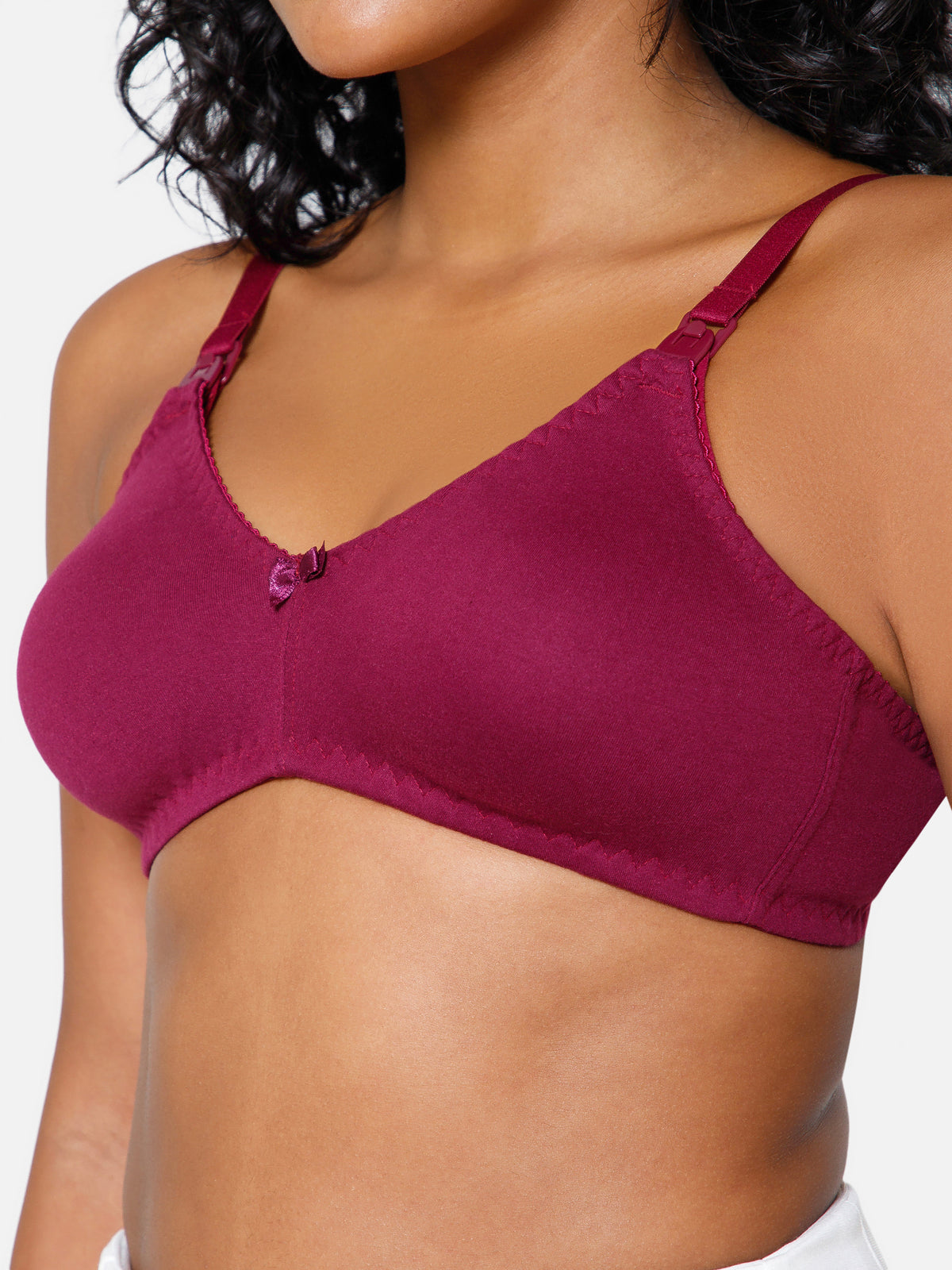 Medium Coverage Non-Wired Non-Padded Intimacy Feeding Bra - Nursing Bra - INT21
