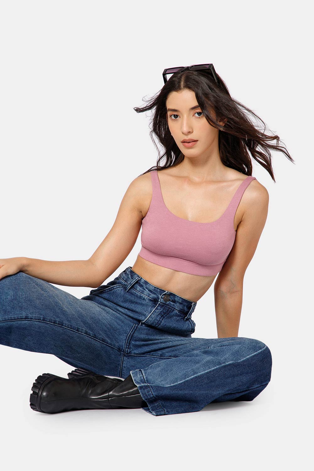 Intimacy Cotton Modal Non-Wired Non-Padded Bralette-GB01