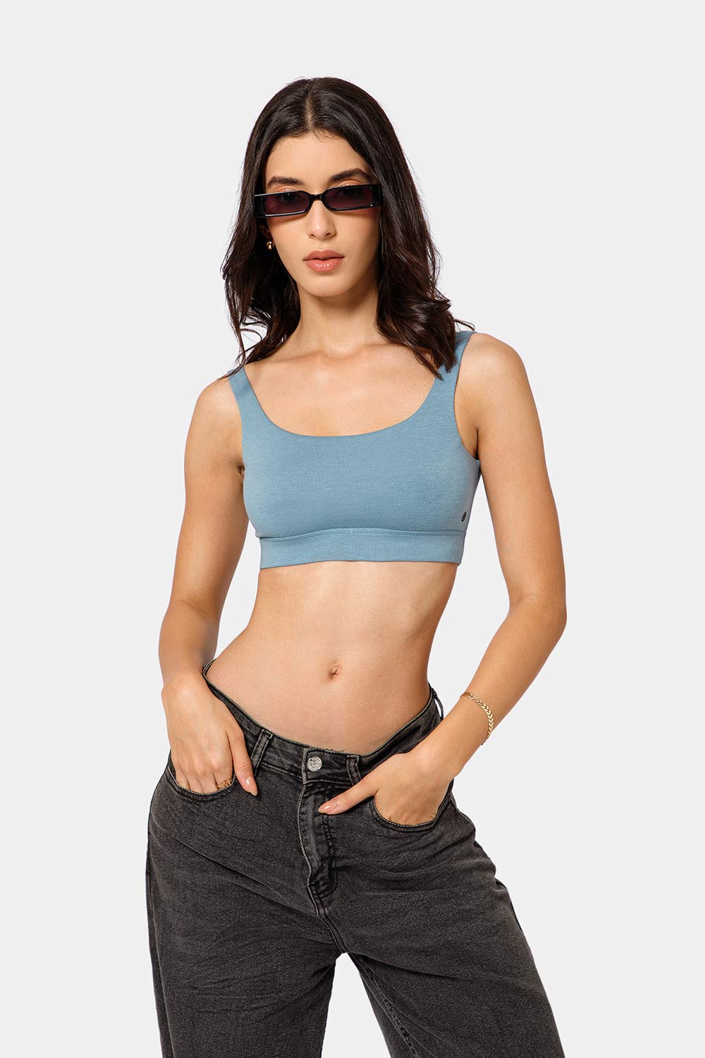 Intimacy Cotton Modal Non-Wired Non-Padded Bralette-GB01