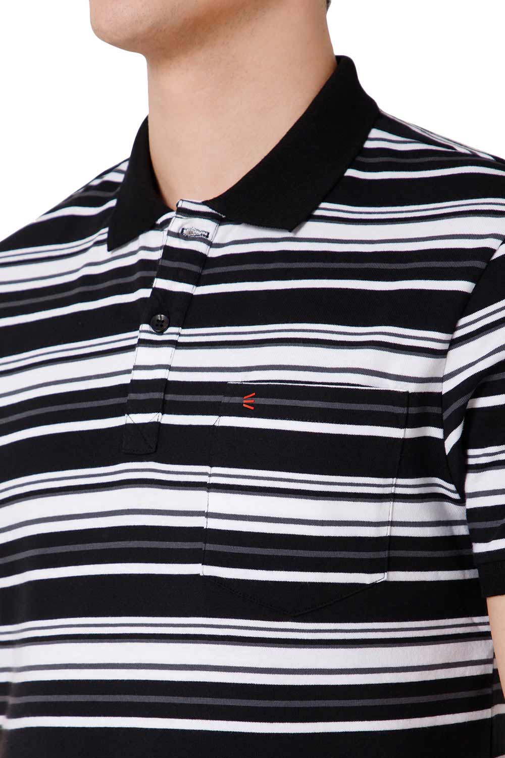 Enhance T-Shirts Men's Polo - Black - TS46