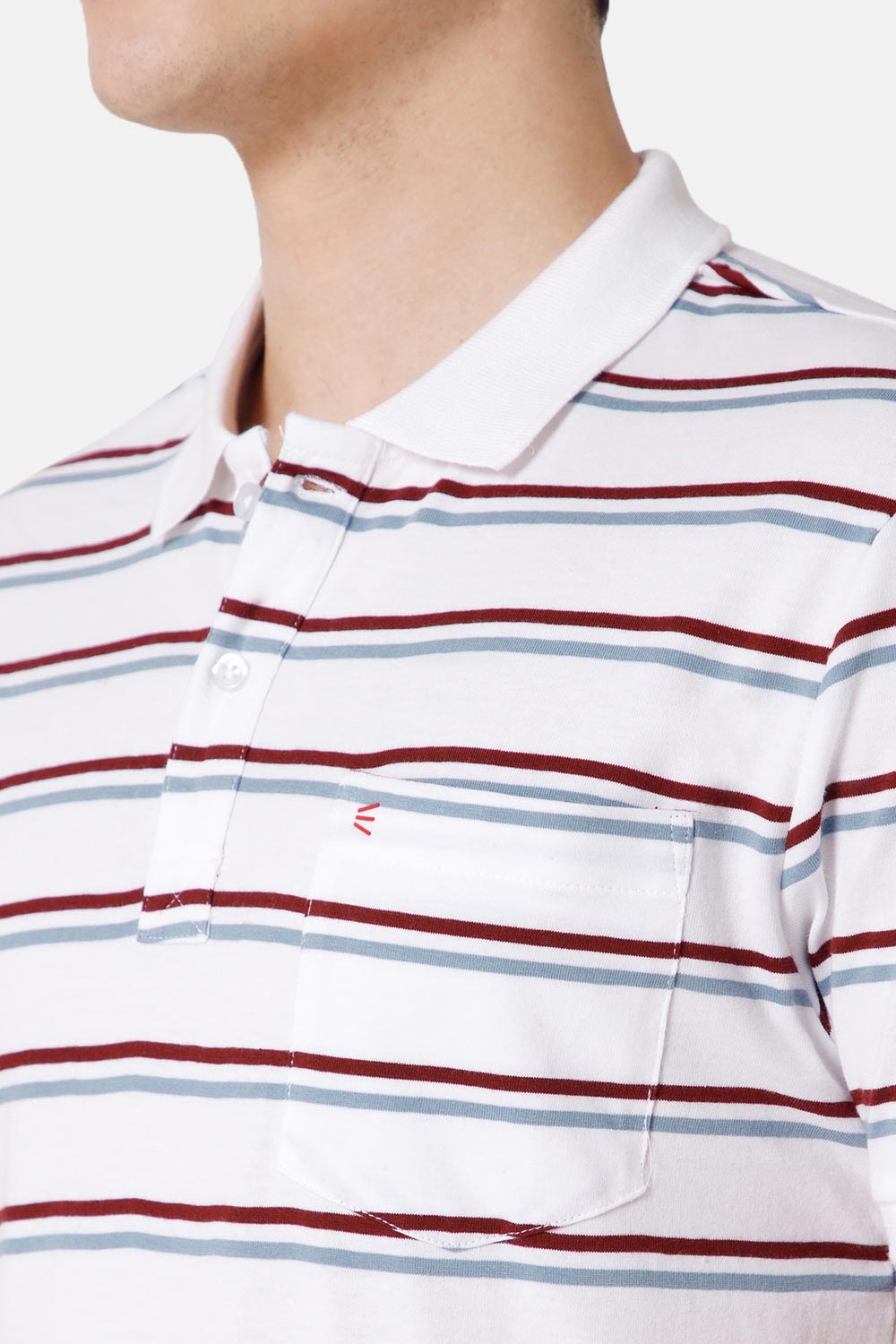 Enhance T-Shirts Men's Polo - White - TS45
