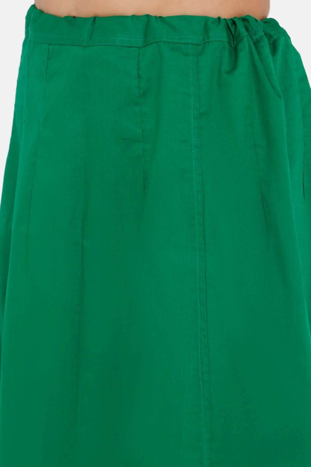 Premium 100% Cotton Saree Inskirt in Popular Colors | Naidu 7-Part Saree Hall Petticoat HC40 - Naidu Hall Family Store