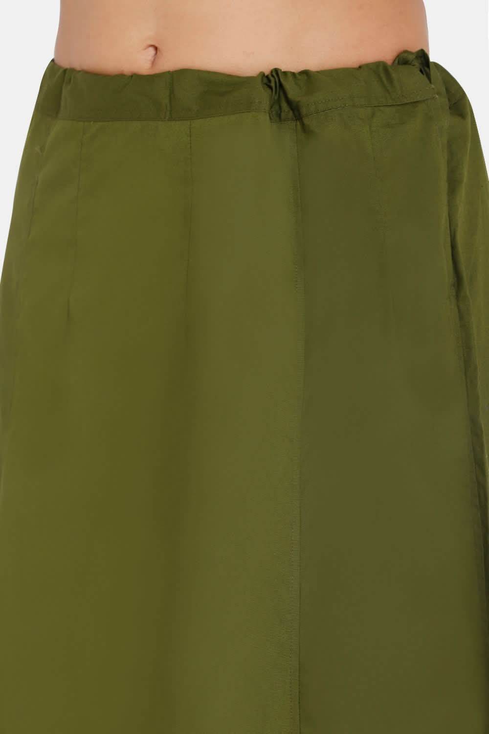 Premium 100% Cotton Saree Inskirt in Popular Colors | Naidu 7-Part Saree Hall Petticoat HC40 - Naidu Hall Family Store