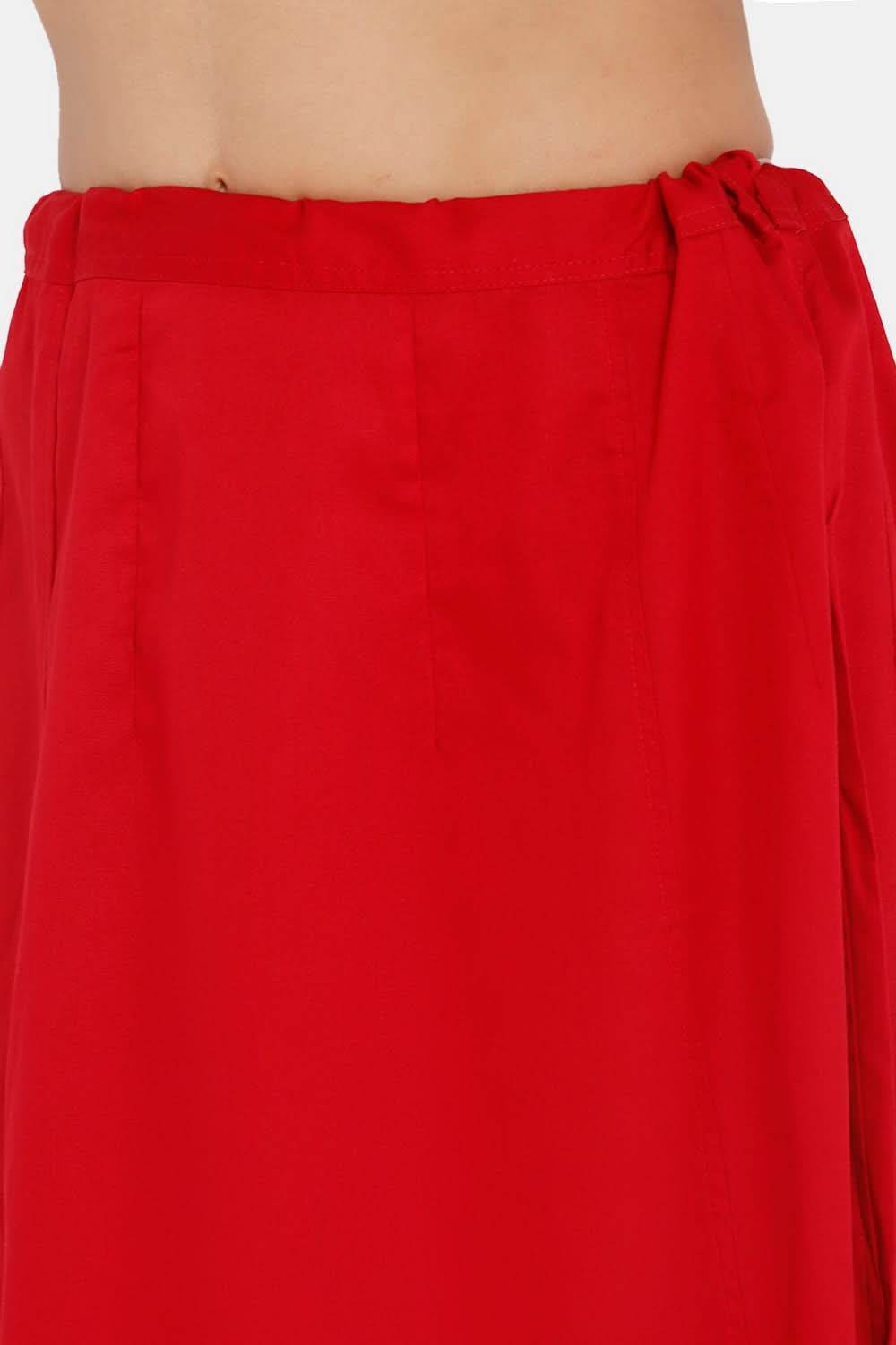 Premium 100% Cotton Saree Inskirt in Popular Colors | Naidu 7-Part Saree Hall Petticoat HC40 - Naidu Hall Family Store