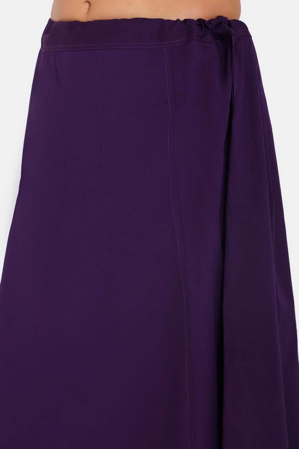 Premium 100% Cotton Saree Inskirt in Popular Colors | Naidu 7-Part Saree Hall Petticoat HC40 - Naidu Hall Family Store