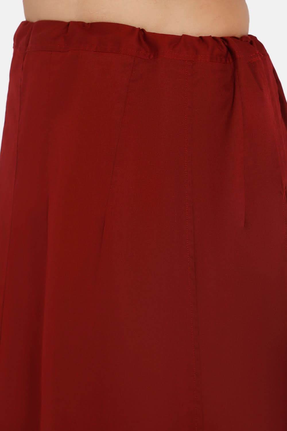 Premium 100% Cotton Saree Inskirt in Popular Colors | Naidu 7-Part Saree Hall Petticoat HC40 - Naidu Hall Family Store