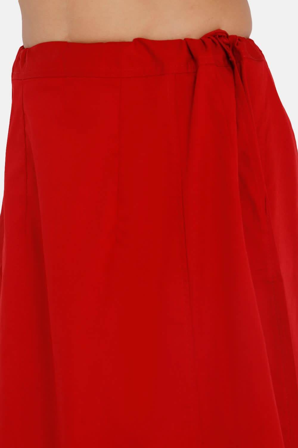Premium 100% Cotton Saree Inskirt in Popular Colors | Naidu 7-Part Saree Hall Petticoat HC40 - Naidu Hall Family Store