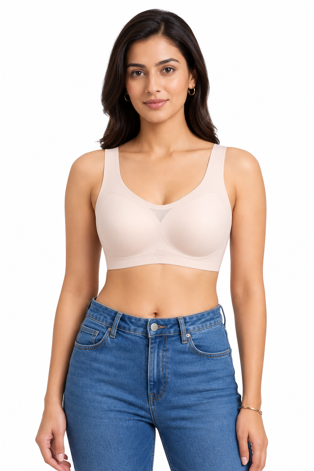 Women's Sports Bra | High Impact Padded Full Coverage Seamless Workout Bra for Gym, Yoga & Running | Breathable Activewear - 8803