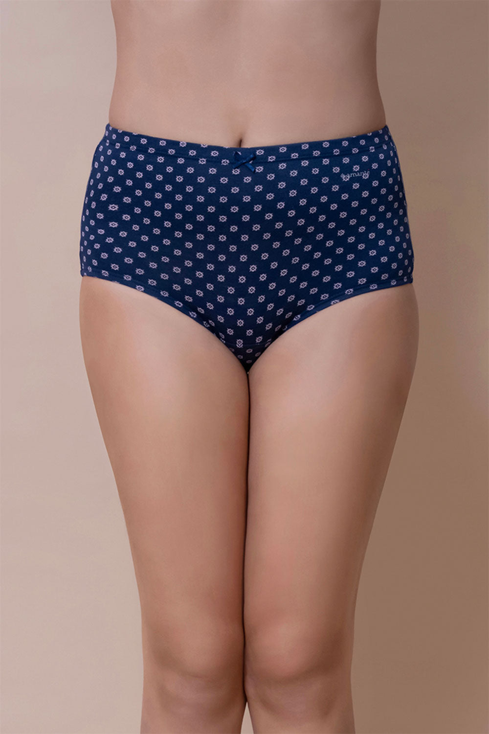 Amante Women's Cotton Hipster Panties Pack of 3 – Mid Rise Soft Stretch Breathable Everyday Underwear with Full Back Coverage - PPK43105
