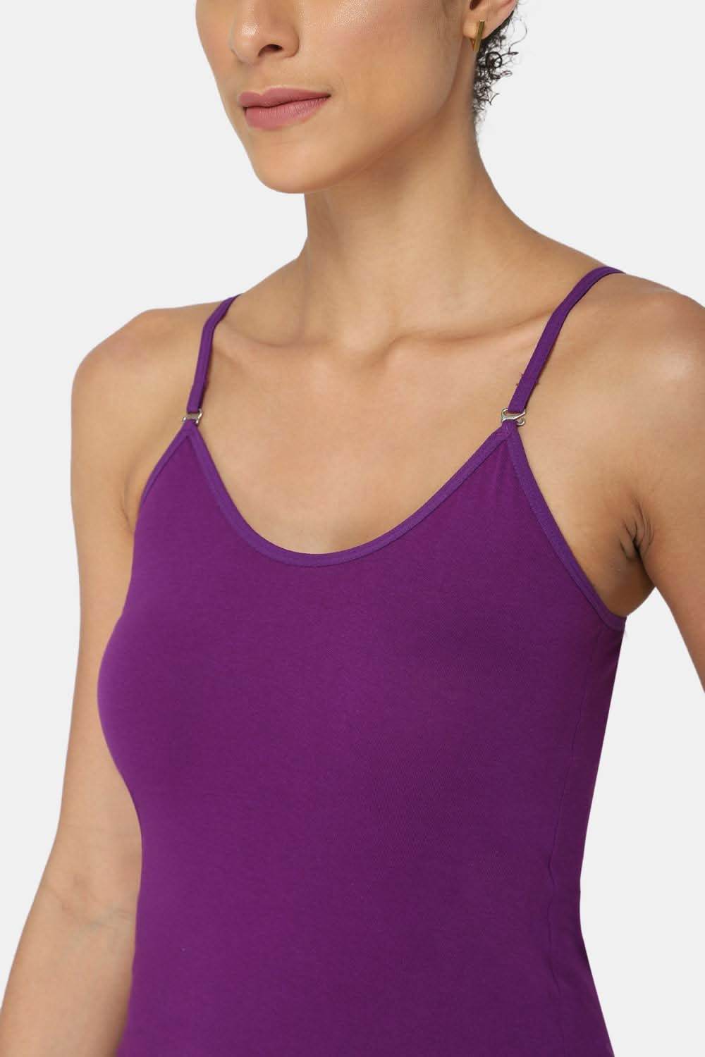 Intimacy Full Coverage Cotton Slip Camisole – IN15 | Non-Wired, Non-Padded & Ultra-Comfortable - Naidu Hall Family Store