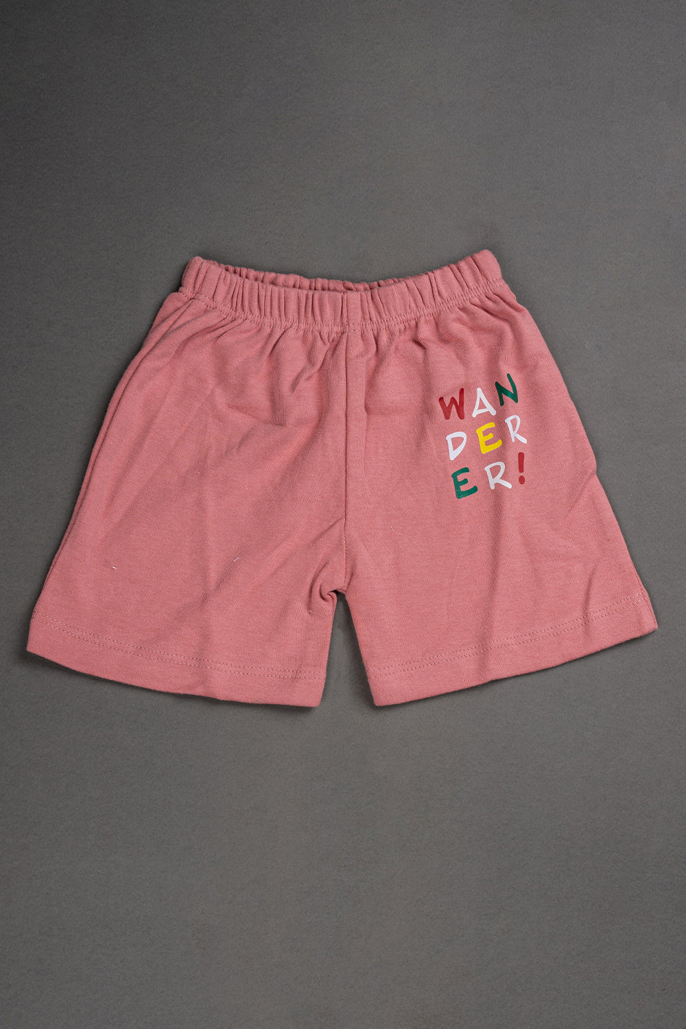 Oh Baby Cotton Interlock Knit Animal Print Shorts Pack Of - 2 - Pink & Assorted - R201