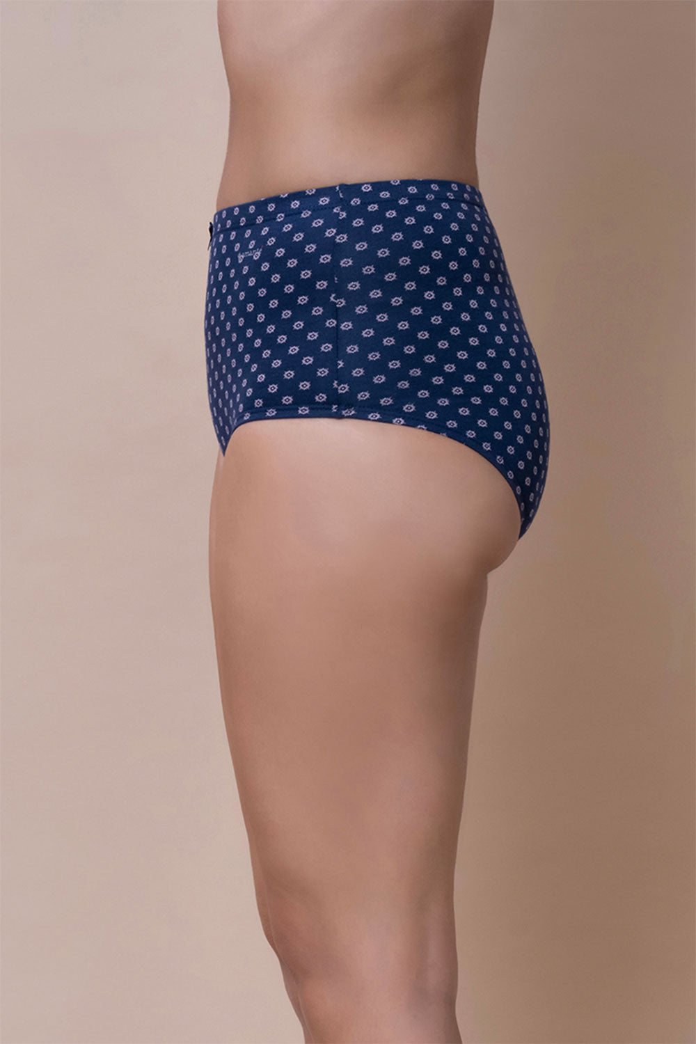 Amante Women's Cotton Hipster Panties Pack of 3 – Mid Rise Soft Stretch Breathable Everyday Underwear with Full Back Coverage - PPK43105
