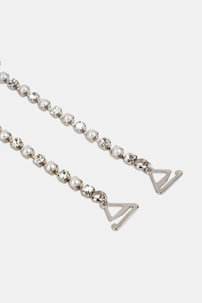 Intimacy Pearl with Crystal Metal Detachable Strap